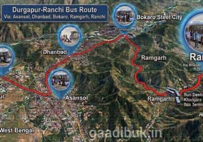 Durgapur To Ranchi Bus